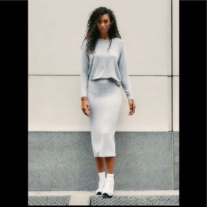 Wilfred free Pisces skirt in new heather grey